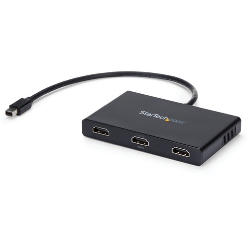 StarTech.com Mini DisplayPort to HDMI Multi Monitor Splitter - 3-Port MST Hub - mDP 1.2 to 3x HDMI MST Hub - 30 Hz to 60 H