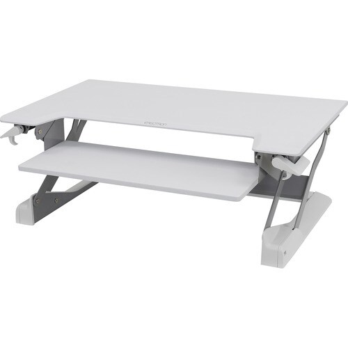 Ergotron WorkFit-TL Workstation - Rectangle Top - Height Adjustable - 952.50 mm Table Top Width x 635 mm Table Top Depth -
