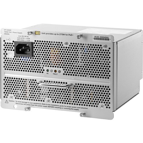 HPE ARUBA 5400R 700W POE+ ZL2 POWER SUPPLY