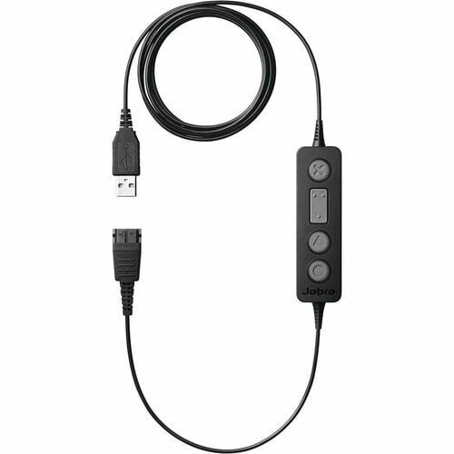 Jabra Link 260 1,50 m Cabo de controle - 1 Cada - Cable for Auscultadores, Fone de ouvido - Preto