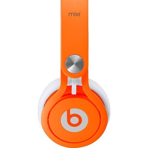 Beats by Dr. Dre Mixr Wired On-ear Stereo Headset - Neon Orange - Binaural - Ear-cup - 162 cm Cable - Mini-phone (3.5mm)