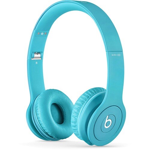 Apple Beats Solo HD Wired Over-the-head, On-ear Stereo Headset - Light Blue, Matte - Binaural - Ear-cup - 20 Hz to 20 kHz 