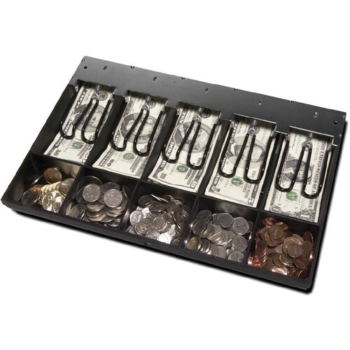 apg Replacement Tray | Value Till for Cash Register| 5 Bill/ 5 Coin Compartments | 15.4" x 11.1" x 2.4" | PK-15VTA-BX - 1 