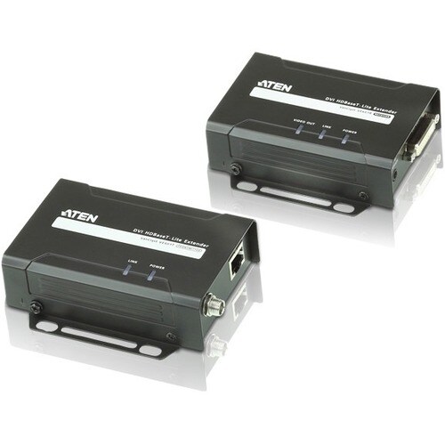 ATEN VE601 DVI HDBaseT-Lite Extender (HDBaseT Class B)-TAA Compliant - 1 Input Device - 1 Output Device - 229.66 ft Range 