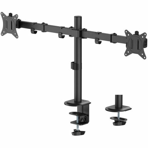 SIIG Dual Monitor Articulating Desk Mount - Fits 13" to 32" monitors - Max Load 19.8 lbs each - VESA Plate 75x75/100x100mm