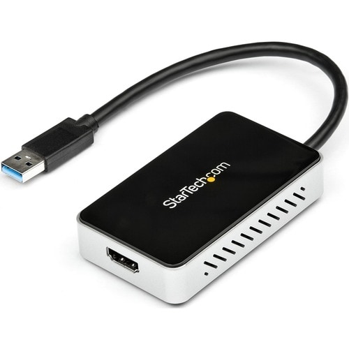StarTech.com USB 3.0 to HDMI Adapter w/ 1x USB, USB to VGA Monitor Converter for Windows (no support for macOS/ChromeOS/Li
