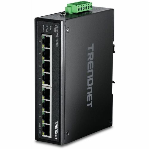 TRENDnet TI-PG80 8 Ports Ethernet Switch - Gigabit Ethernet - 1000Base-T - New - TAA Compliant - 2 Layer Supported - Twist