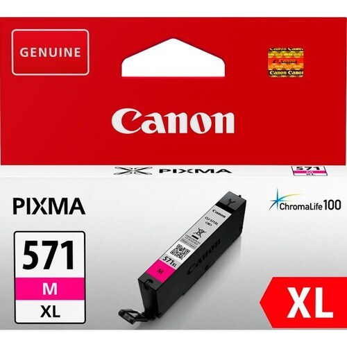 Canon CLI-571M XL Original Alto Yield Jato de tinta Tinteiro - Magenta - 1 / Pack - Jato de tinta - Alto Yield - 1 / Pack