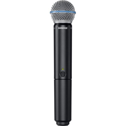 Shure BLX2/B58 Handheld Transmitter with BETA58A Capsule - 512 MHz to 542 MHz Operating Frequency - 50 Hz to 16 kHz Freque