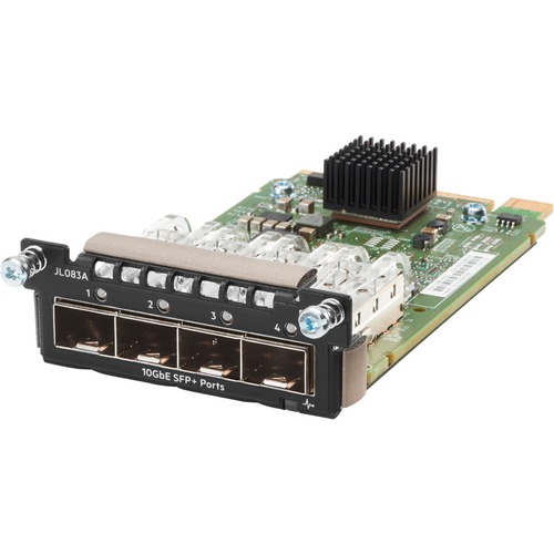 HPE Expansion Module - 1 - For Data Networking, Optical Network - Optical Fiber10 Gigabit Ethernet - 10GBase-X - 4 x Expan