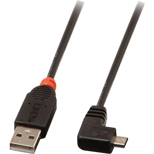 LINDY 2 m USB Datentransferkabel - Erster Anschluss: Anschluss 1: USB A, Stecker - Zweiter Anschluss: 1 x Micro USB 2.0 Ty