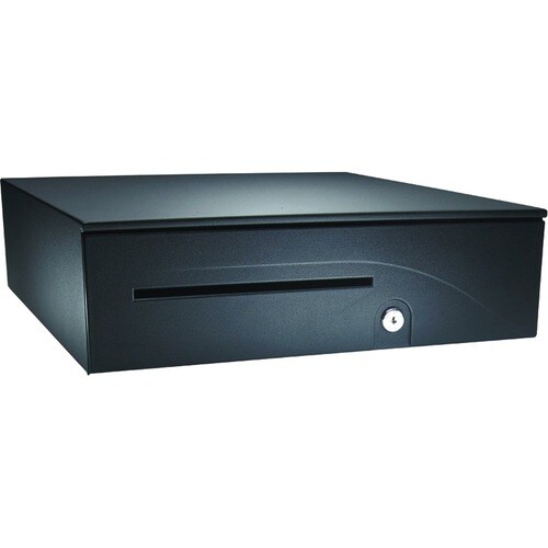 apg Series 100 1616 Cash Drawer - 5 Bill - 8 Coin - 2 Media Slot - Printer Driven - Steel, ABS Plastic - Black - 124.5 mm 