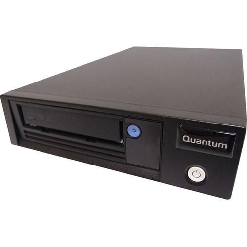 Quantum LTO-7 Bandlaufwerk - 6 TB (Nativ)/15 TB (komprimiert) - Schwarz - 6Gb/s SAS - 1/2H Höhe - Extern - 300 MB/s Nativ 