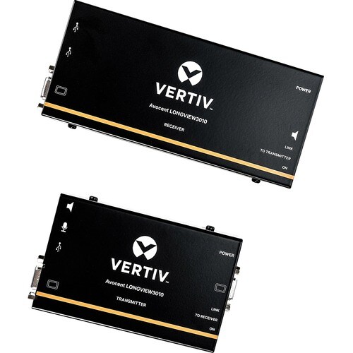 Vertiv AVOCENT LV3010P KVM Console/Extender - Wired - 1 Local User(s) - 1 Remote User(s) - 300 m Range - WUXGA - 1920 x 12