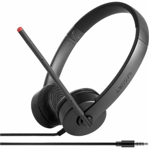 Auriculares Lenovo Cableado Sobre la cabeza Estéreo - Negro - Binaural - Circumaural - Mini-phone (3.5mm)
