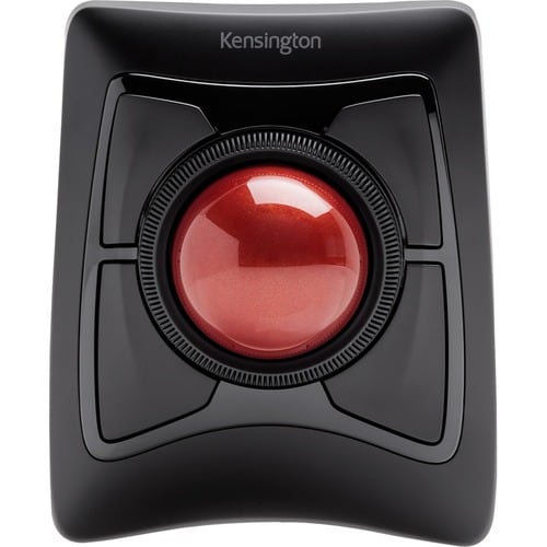 Kensington Expert Mouse Trackball - Bluetooth/Radio Frequency - USB - Optical - Black - Wireless - Trackball
