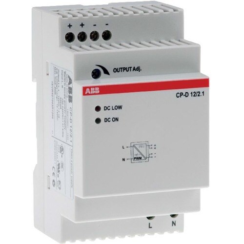 AXIS CP-D Proprietary Power Supply - TAA Compliant - DIN Rail - 120 V AC, 230 V AC, 375 V DC Input - 14 V DC Output
