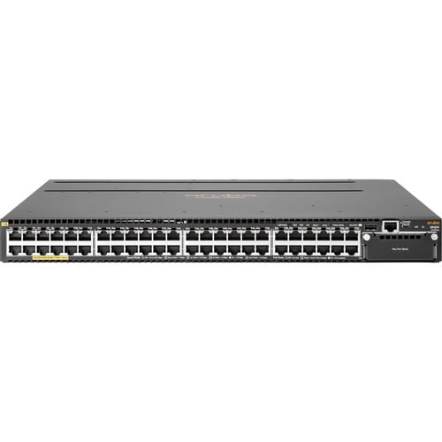 HPE Aruba 3810M 48G PoE+ 1-slot Switch - 48 Ports - Manageable - Gigabit Ethernet - 10/100/1000Base-T - 3 Layer Supported 