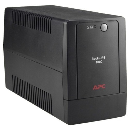 APC by Schneider Electric Back-UPS BX1000L-LM - Tower - 6 Hour Recharge - 120 V AC Input - 120 V AC Output - Stepped Sine 
