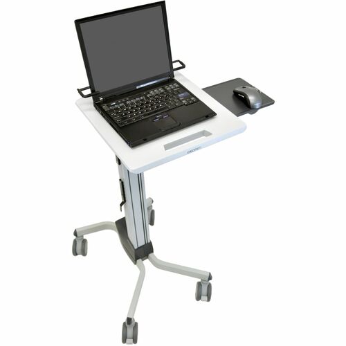 Ergotron Neo-Flex Laptop Cart. Cor do produto: Cinzento, Uso recomendado: Computador portátil, Tipo: Carrinho multimédia. 