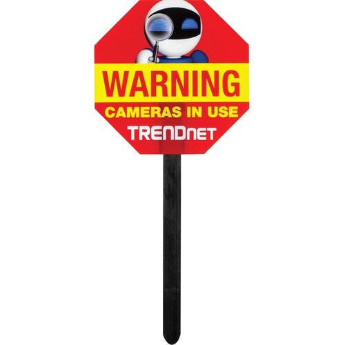 Panneau avertisseur TRENDnet TV-SS1 - Extérieur - Chlorure de polyvinyle (PVC).