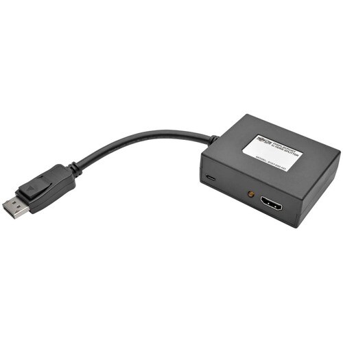 Tripp Lite 2-Port DisplayPort to HDMI Video Splitter 1080p 1920 x 1080 60Hz - DisplayPort/HDMI A/V Cable for Monitor, Proj