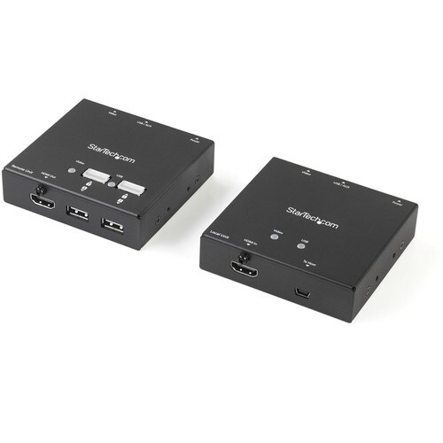 StarTech.com HDMI über Cat6 Extender mit 4 Port USB - HDMI over Cat5 oder Cat 6 - 1080p - 50m - 1 Eingabegerät - 1 Ausgabe