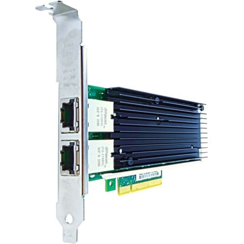 Axiom 10Gbs Dual Port RJ45 PCIe x8 NIC Card for Intel - X540T2, X540-T2 - 10Gbs Dual Port RJ45 PCIe x8 NIC Card
