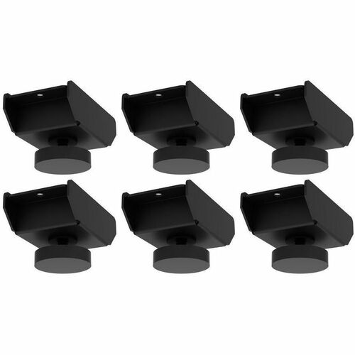 Peerless-AV® Video Wall Cart Leveling Feet - 3" Width x 5" Depth x 3" Height - Textured, Adjustable Height, Adjustable Lev