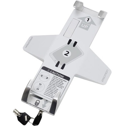 Ergotron Mounting Adapter for Tablet PC, iPad - Silver - 33 cm (13") Screen Support - 2.27 kg Load Capacity - 100 x 100, 7