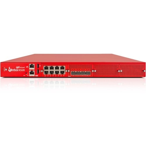 WatchGuard Firebox M5600 and 1-yr Standard Support - 8 Port - 10GBase-X 10 Gigabit Ethernet; 1000Base-T - RSA; AES (256-bi