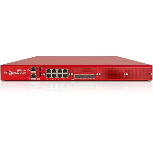 WatchGuard Firebox M5600 with 3-yr Basic Security Suite - 8 Port - 10GBase-X 10 Gigabit Ethernet; 1000Base-T - RSA; AES (2