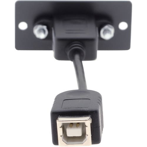 Kramer WU-AB Faceplate Insert - 1 x Total Number of Socket(s) - Black - Wall Mount