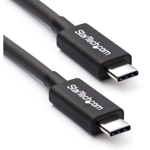 StarTech.com Cable Thunderbolt 3 Pasivo 2m - 20Gbps - PD 100W - 4K - Certificado - Compatible USB4 / Modo Alt DP - Thunder