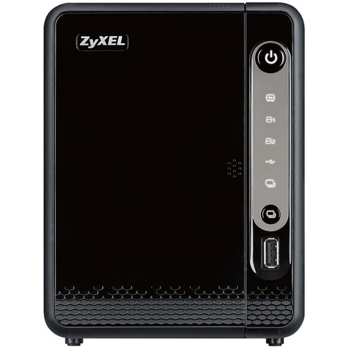 ZYXEL NAS326 2 x Total Bays NAS Storage System - Marvell ARMADA 380 Single-core (1 Core) 1.30 GHz - DDR3 SDRAM Desktop - S