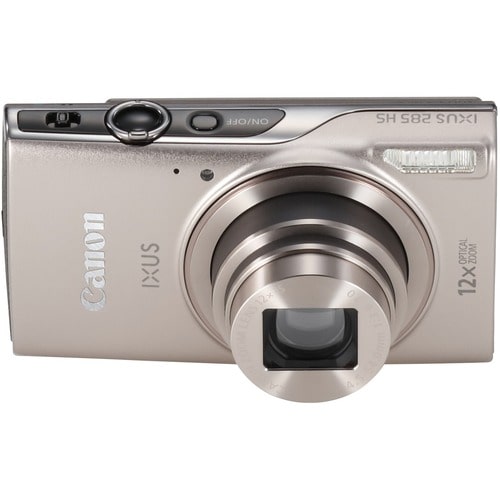 Canon IXUS 285 HS 20.2 Megapixel Compact Camera - Silver - 1/2.3" Sensor - Autofocus - 7.5 cm (3")LCD - 12x Optical Zoom -