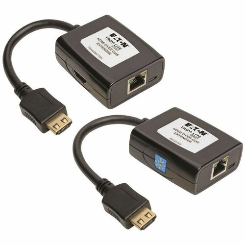 Eaton Tripp Lite Series HDMI over Cat5/6 Extender Kit, Transmitter/Receiver for Video/Audio, USB Powered, Up to 125 ft. (3