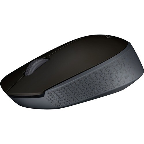 Logitech M171 Maus - Funkfrequenz - USB 2.0 - Optisch - Schwarz - Kabellos - 1000 dpi Auflösung - Scroll-Rad
