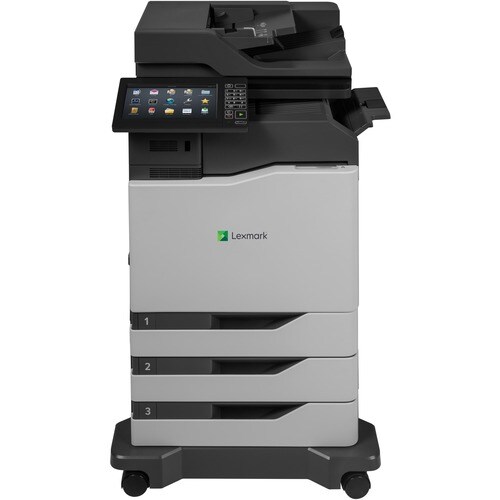 Lexmark CX860DTFE Laser Multifunction Printer - Color - Copier/Fax/Printer/Scanner - 60 ppm Mono/60 ppm Color Print - 1200