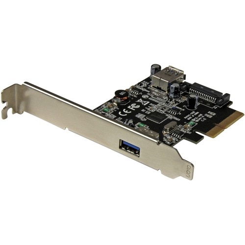 StarTech.com Tarjeta PCI Express de 2 Puertos USB 3.2 Gen 2 (10Gbps)USB-A 1x Externo y 1x Interno - Soporte UASP - 2 Total