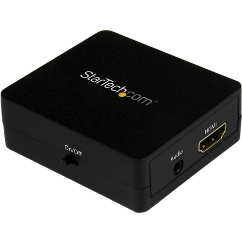 StarTech.com HDMI Audio Extractor - HDMI to 3.5mm Audio Converter - 2.1 Stereo Audio - 1080p - 1920 x 1080 - Audio Line Ou