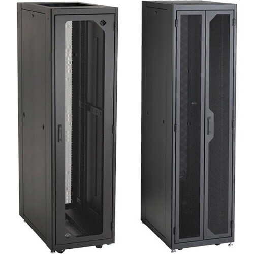 Black Box Elite Rack Cabinet - For LAN Switch, Patch Panel, Server, PDU - 45U Rack Height - Floor Standing Enclosed Cabine