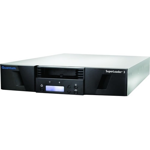 Quantum SuperLoader 3 Tape Autoloader - 1 x Drive/16 x Cartridge Slot - LTO-7 - 2U - Rack-mountable - SAS - Barcode Reader