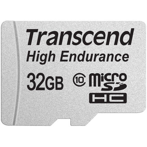 Transcend High Endurance 32 GB Class 10 microSDHC - 21 MB/s Read - 20 MB/s Write