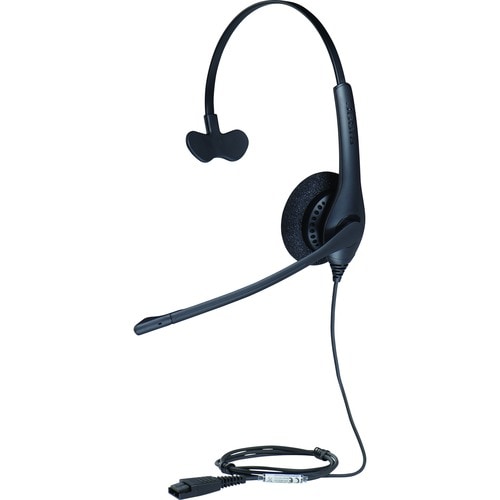 Jabra BIZ 1500 Wired Over-the-head Mono Headset - Monaural - Supra-aural - 300 Ohm - 20 Hz to 4.50 kHz - 95 cm Cable - Noi