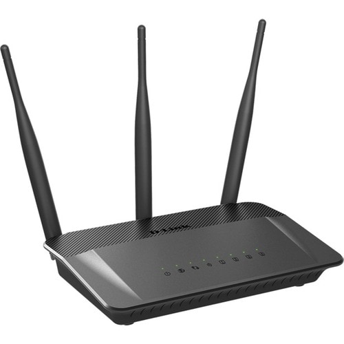 D-Link DIR-809 Wi-Fi 5 IEEE 802.11ac Ethernet Wireless Router - 2.48 GHz ISM Band - 5.73 GHz UNII Band(3 x External) - 93.