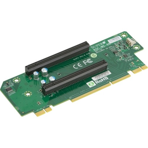 Supermicro RSC-W2-66 Riser Card - 2 x PCI Express 3.0 x16 - WIO - 2U Chasis