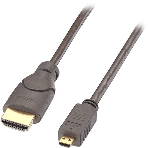 LINDY 1 cm HDMI A/V Cable for Audio/Video Device, TV, Projector - First End: 1 x 19-pin HDMI 2.0 Type A Digital Audio/Vide