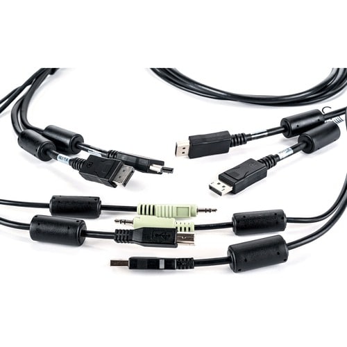Vertiv AVOCENT 1.83 m KVM Cable - Cable for Keyboard/Mouse, KVM Switch - First End: 2 x 20-pin DisplayPort Digital Audio/V