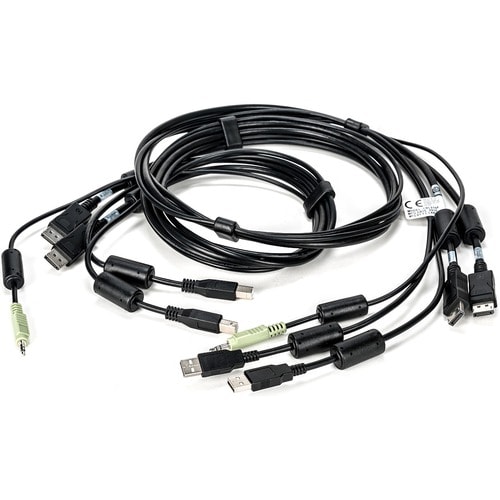 Vertiv AVOCENT 1.83 m KVM Cable - Cable for Keyboard/Mouse, KVM Switch - First End: 2 x 20-pin DisplayPort Digital Audio/V